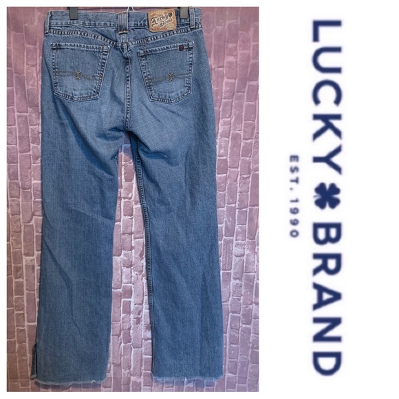 “Crossover” Split-Hem Vintage Jeans - Picture 3 of 11